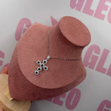 Collana - Croce Smeraldo