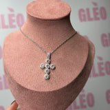 Collana - Croce Rosé Silver