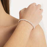 Bracciale a Rondelle Lucide - Argento