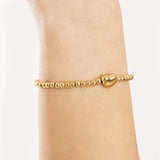 Bracciale Beads con Cuore