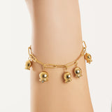 Bracciale a Catena con Campanelle - Oro