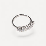 Anello Eternity con Zirconi