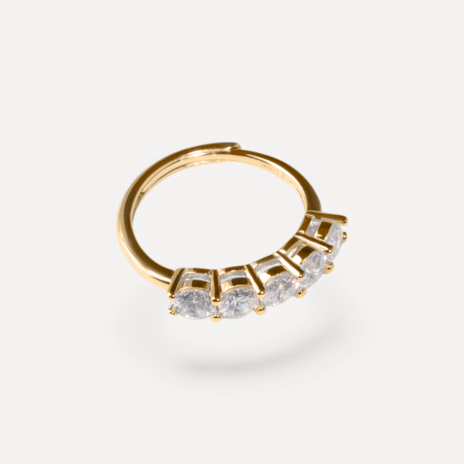 Anello Eternity con Zirconi