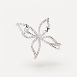 Ear cuff Farfalla con Zirconi e Stelle