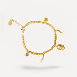 Bracciale Portafortuna con Ciondoli