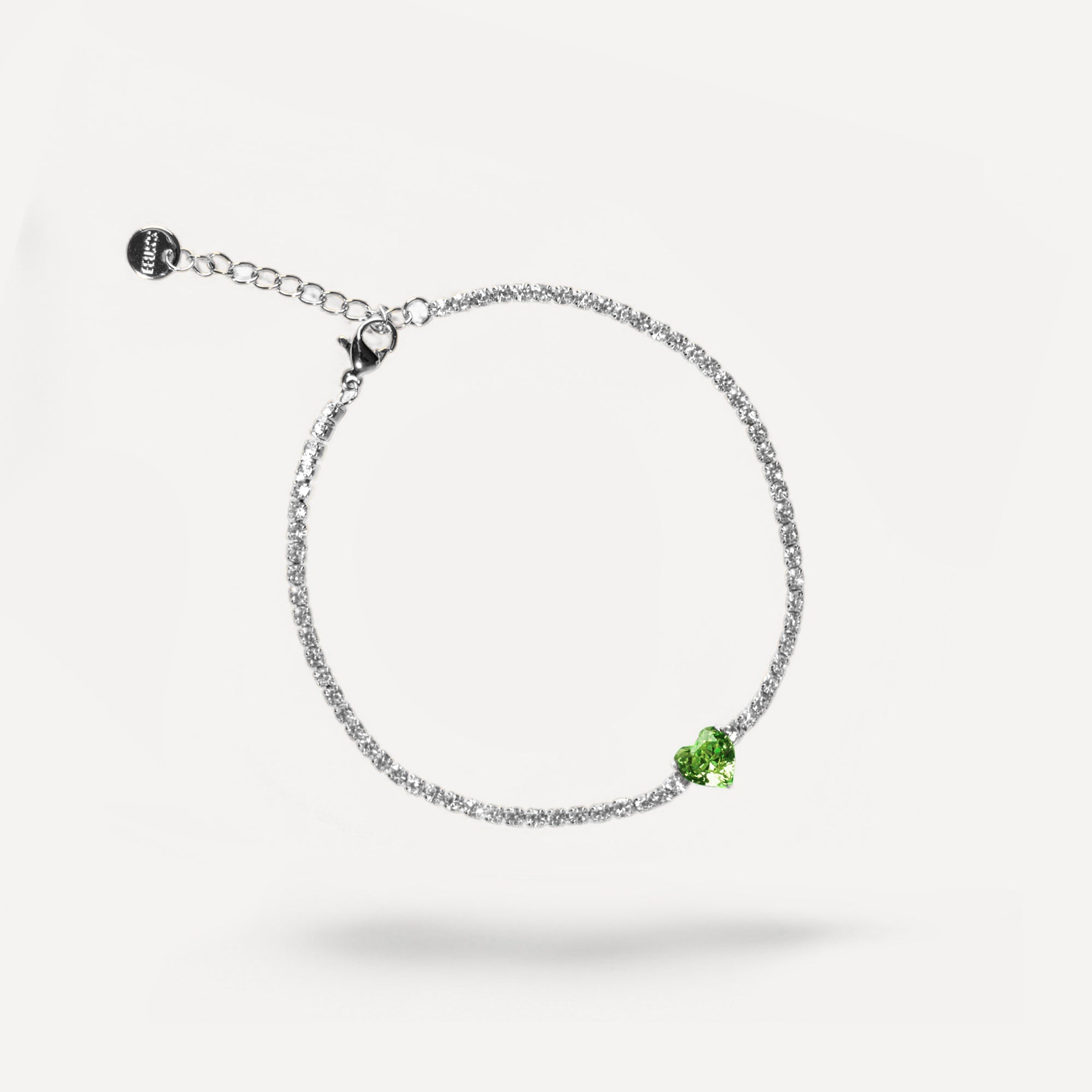 Bracciale con Zircone a Cuore