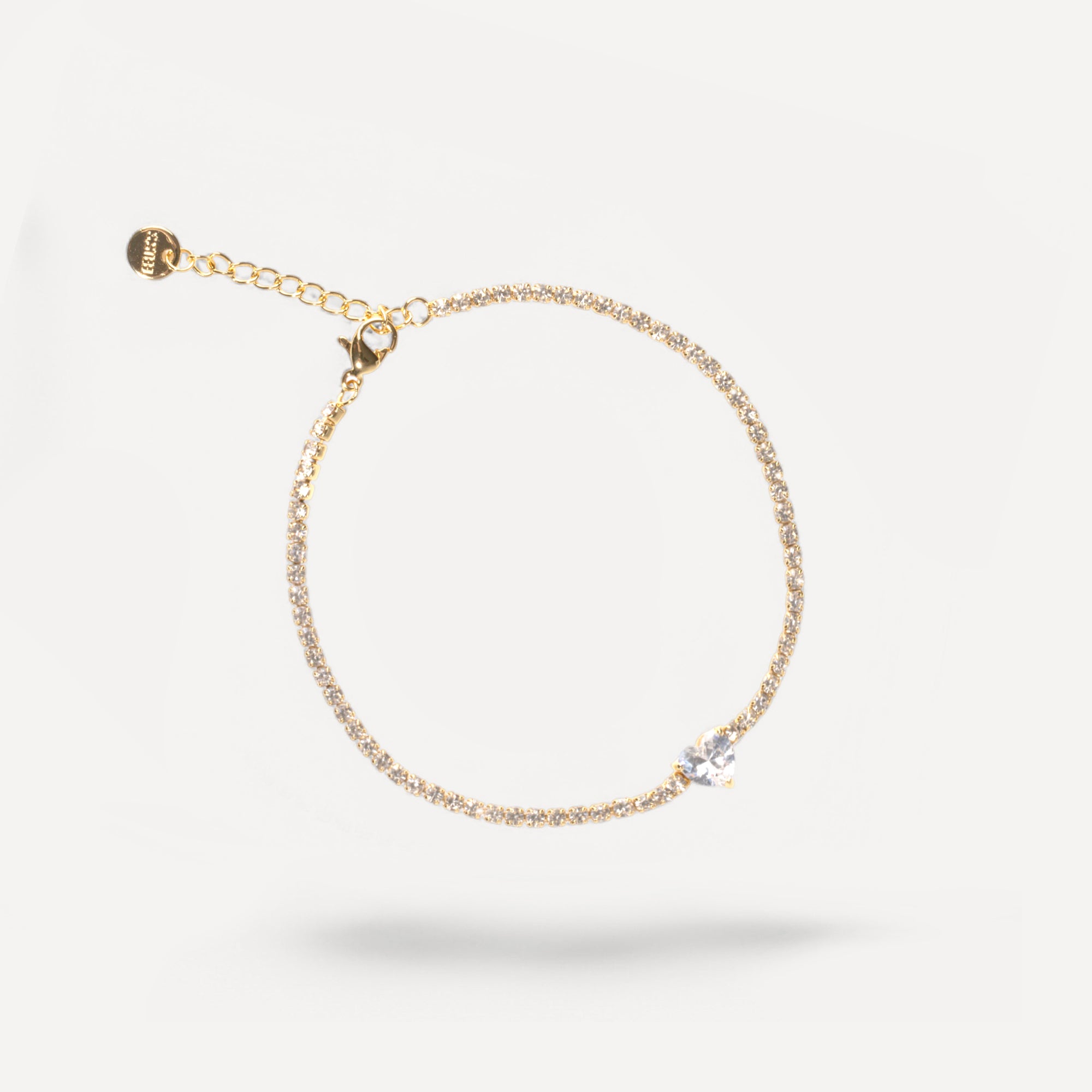 Bracciale con Zircone a Cuore