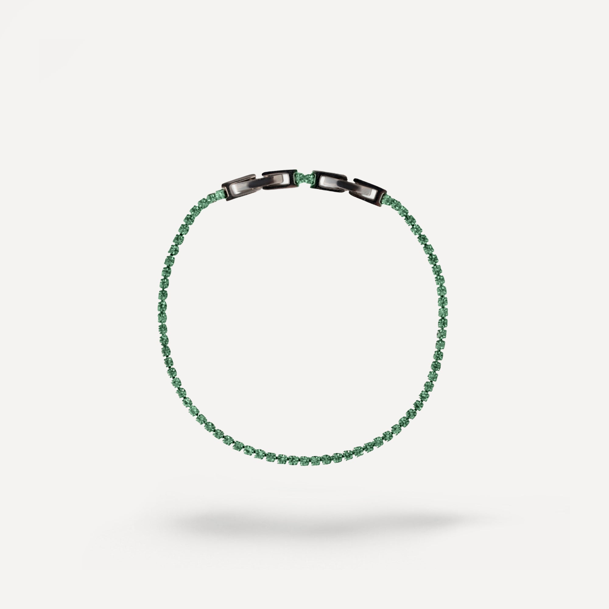 Bracciale Tennis con Chiusura Geometrica