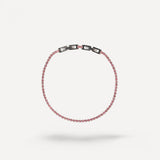 Bracciale Tennis con Chiusura Geometrica