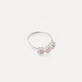 Anello Daisy Triplo – Argento