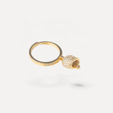 Anello Campanella Aury con zirconi