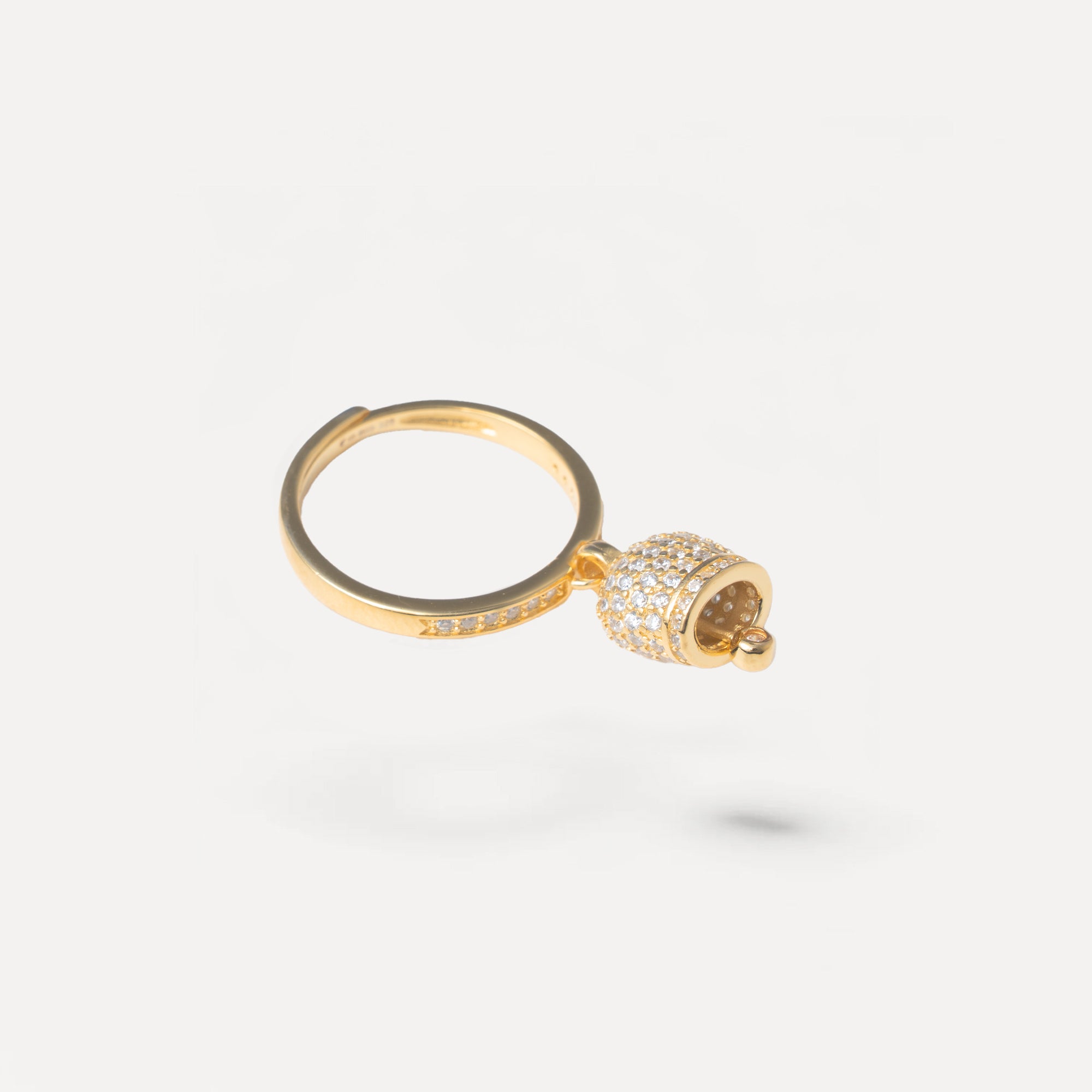 Anello Campanella Aury con zirconi