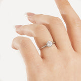 Anello Solitario Round