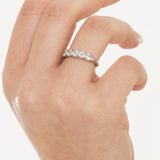 Anello Eternity con Zirconi