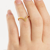 Anello V Minimal - Oro