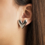 Orecchini a Lobo Cuore Soft