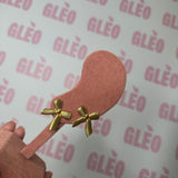 Orecchini fiocco big - Gold